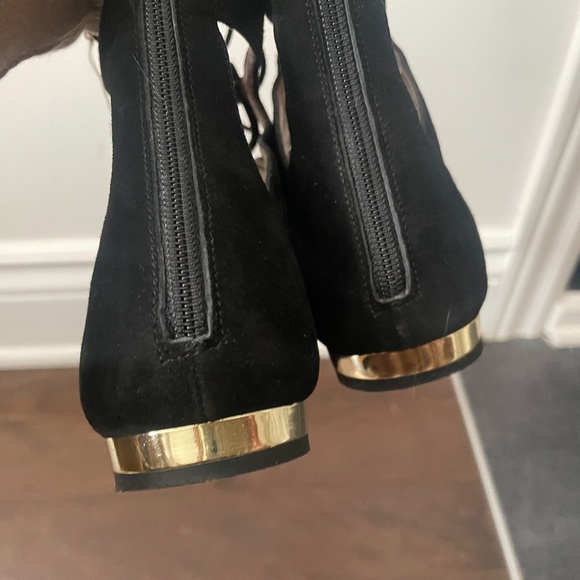 Aquazzura 'Holli' ballerinas Black Suede Leather flat - Picture 7 of 9